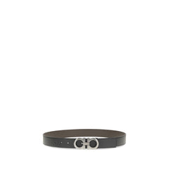 Ferragamo Zwart Kalfsleer Bos Taurus Riem