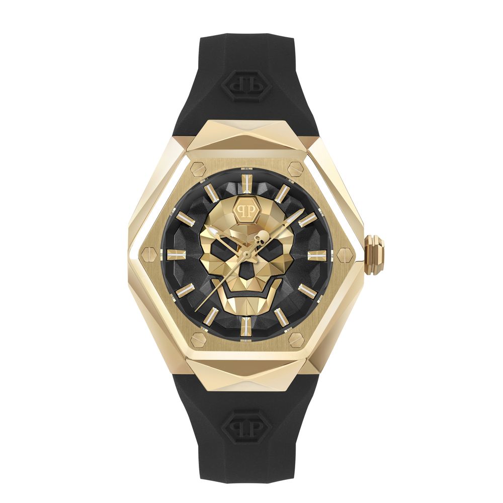 Philipp Plein Schwarze Synthetik-Armbanduhr
