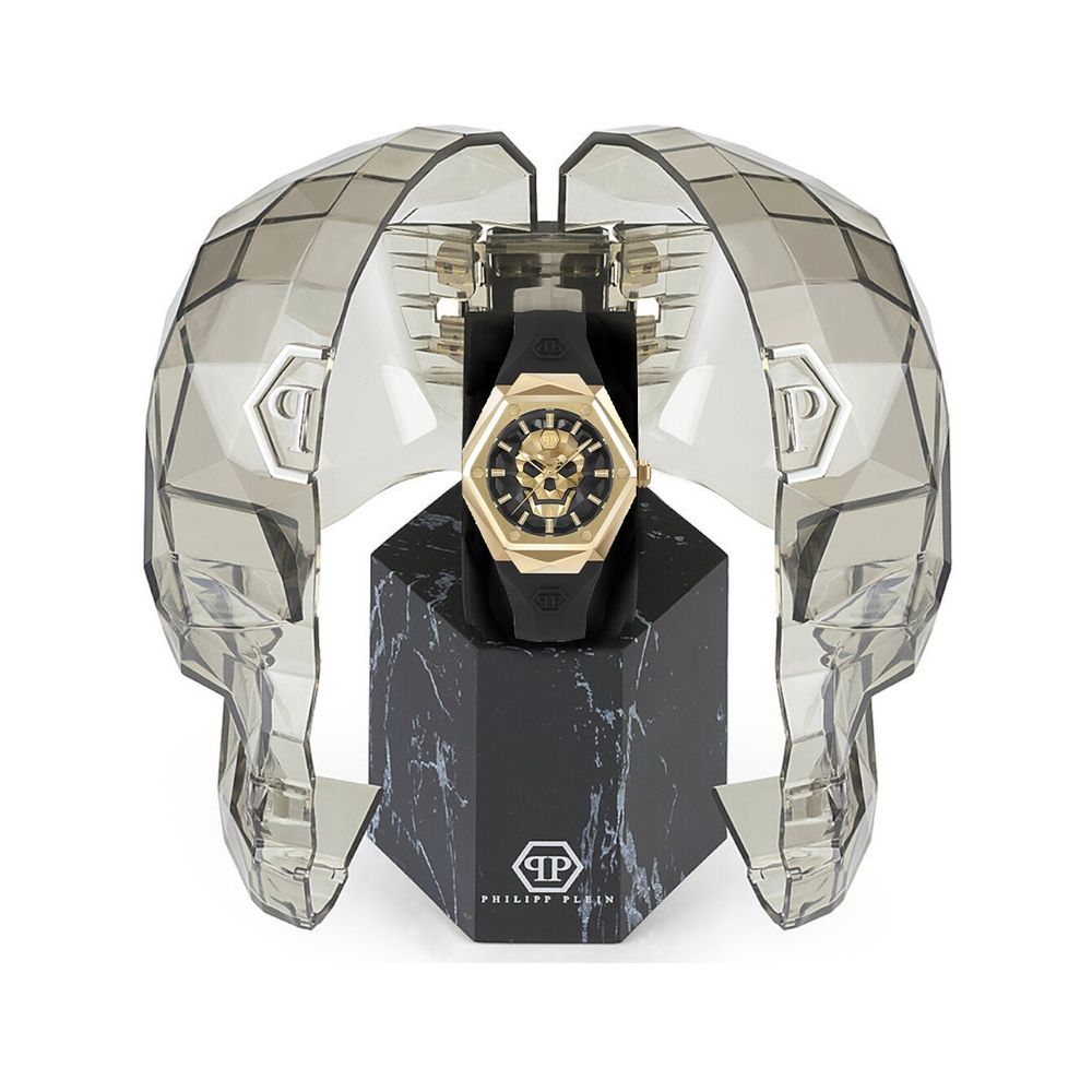 Philipp Plein Schwarze Synthetik-Armbanduhr
