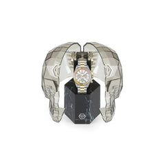 Philipp Plein Armbanduhr aus goldfarbenem Edelstahl
