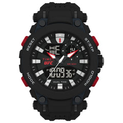 Timex digitale Uhr aus schwarzem Gummi