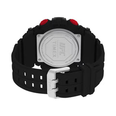 Timex Sportuhr aus schwarzem Kautschuk