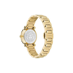 Versace Goldene Edelstahl-Armbanduhr