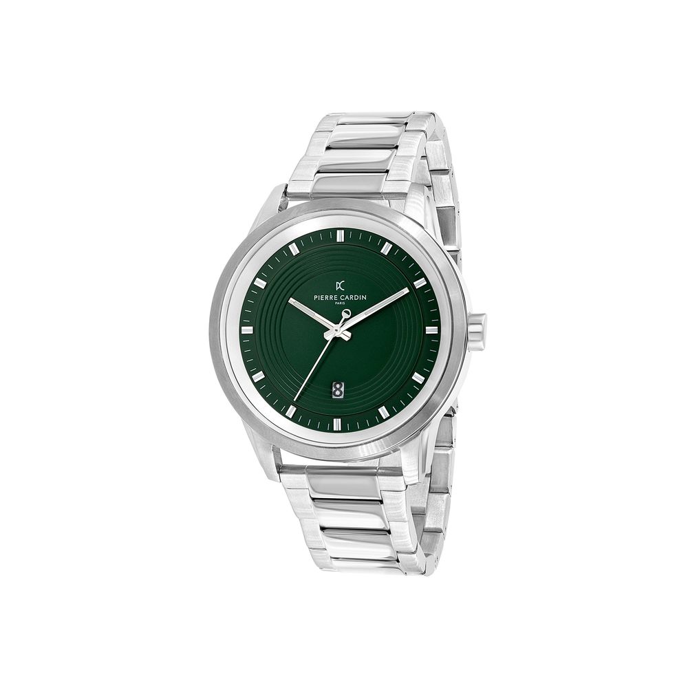 Pierre Cardin Grau Edelstahl Armbanduhr
