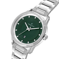 Pierre Cardin Grau Edelstahl Armbanduhr