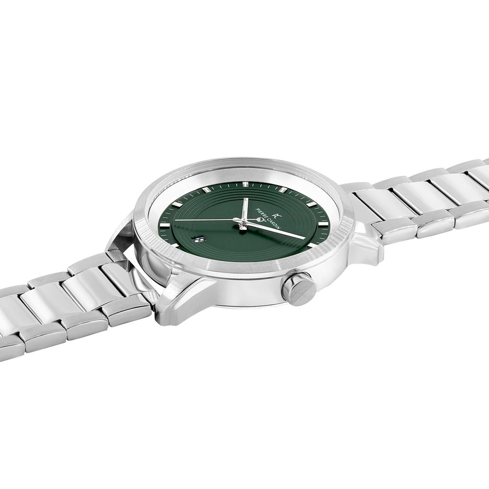Pierre Cardin Grau Edelstahl Armbanduhr