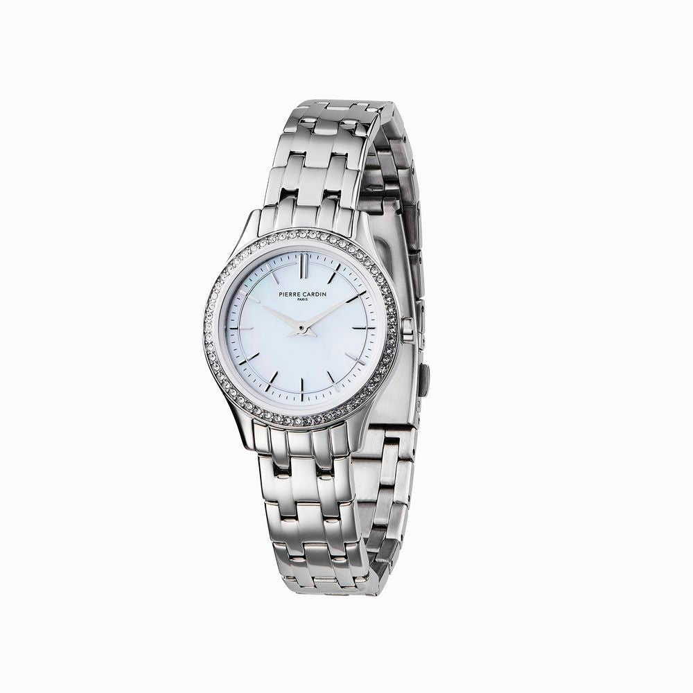 Pierre Cardin Grau Edelstahl Armbanduhr
