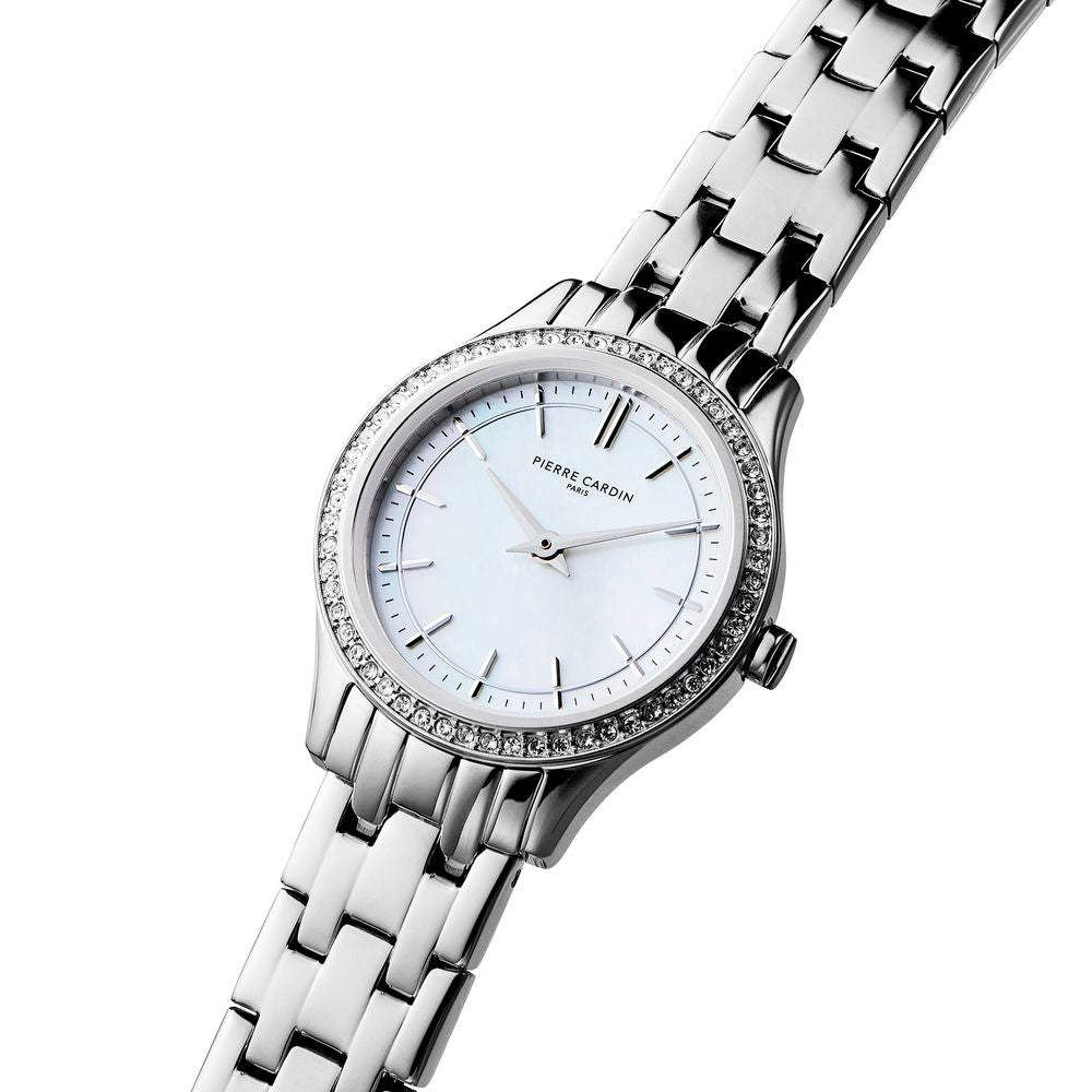Pierre Cardin Grau Edelstahl Armbanduhr