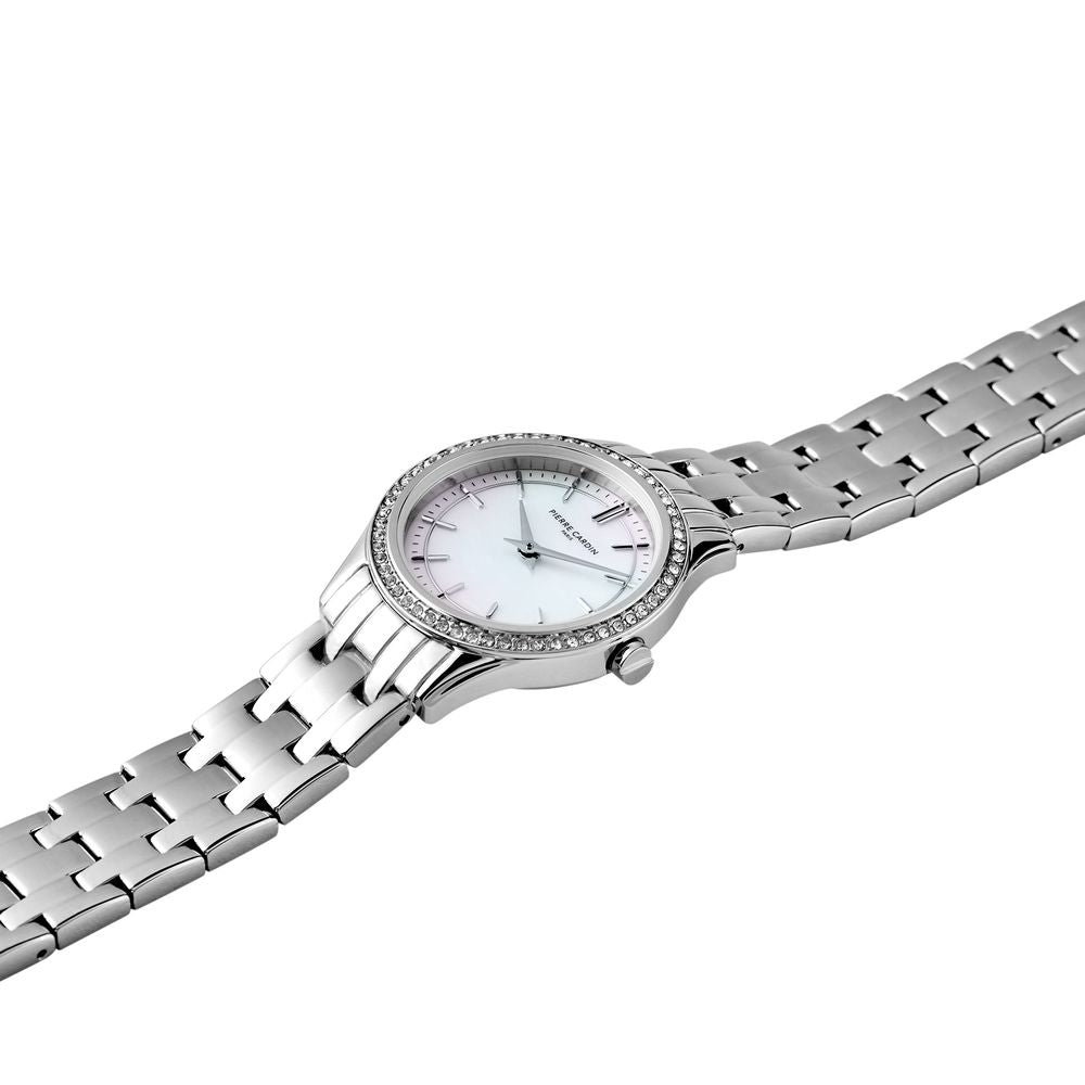 Pierre Cardin Grau Edelstahl Armbanduhr