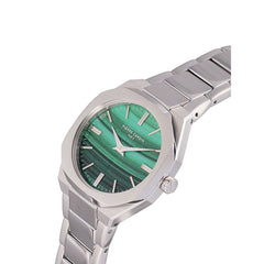 Pierre Cardin Graue Edelstahl-Armbanduhr