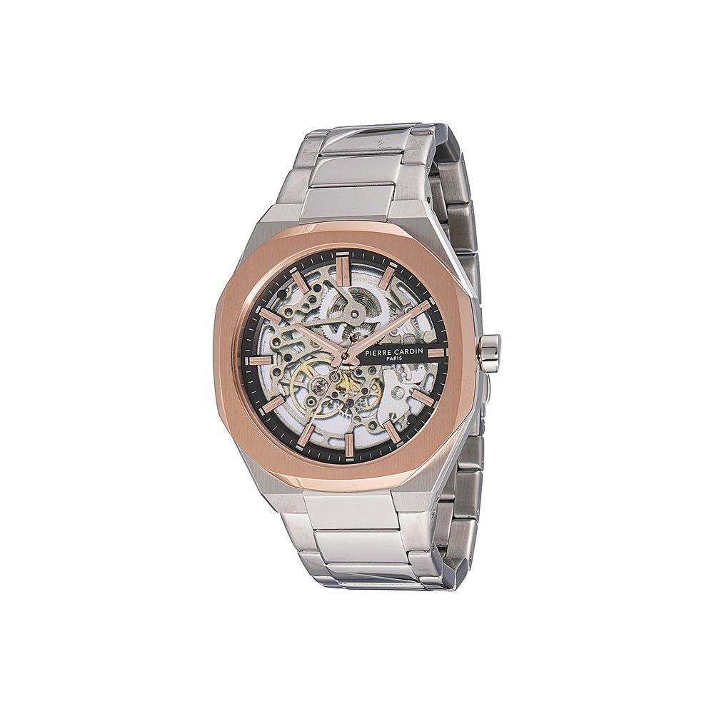 Pierre Cardin Gray Stainless Steel Dress Watch