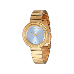 Pierre Cardin goldene Edelstahluhr