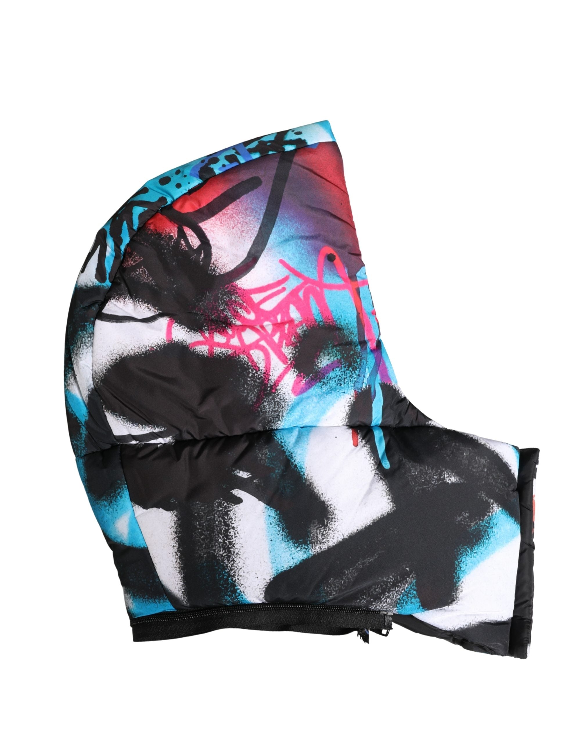 Dolce & Gabbana Multicolor-Graffiti Ganzkopf-Tuch-Kappe (Capello)