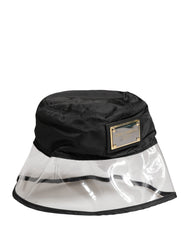 Dolce & Gabbana Herren Schwarzer Fischer-Bucket-Hut aus Kunststoff