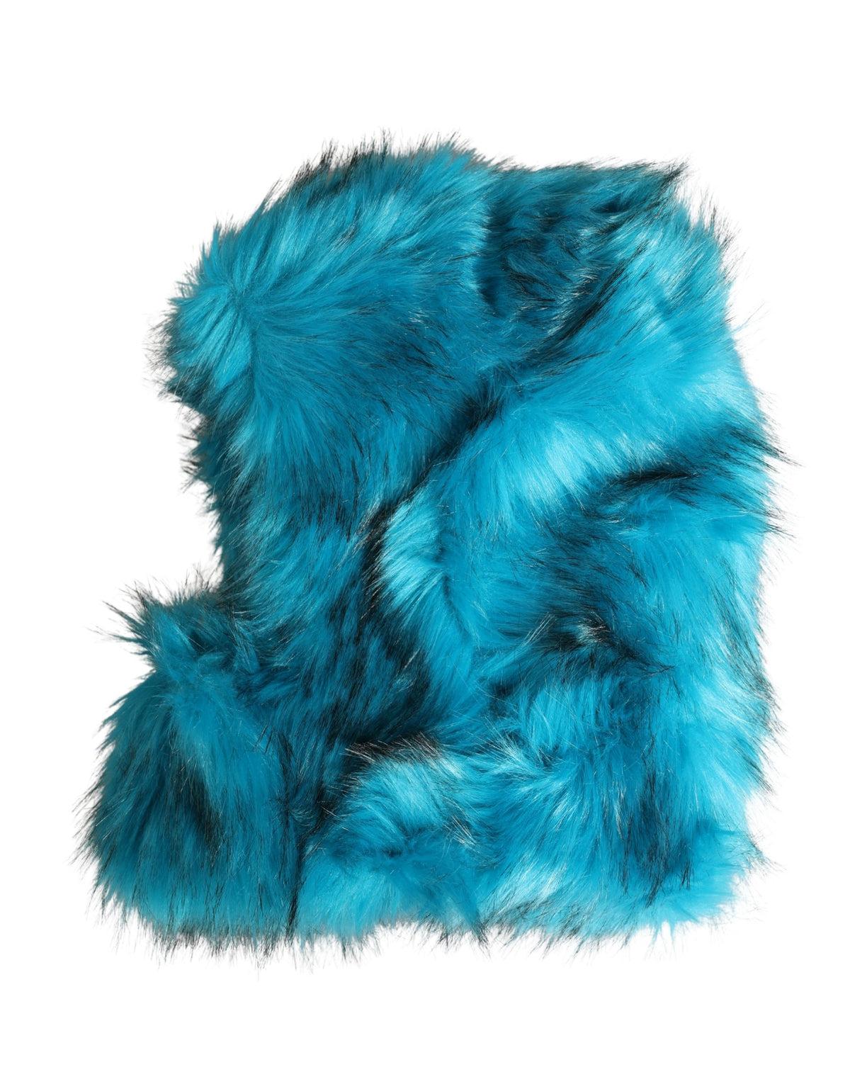 Dolce & Gabbana Blauer Modacryl Pelz Damen Fischerhut