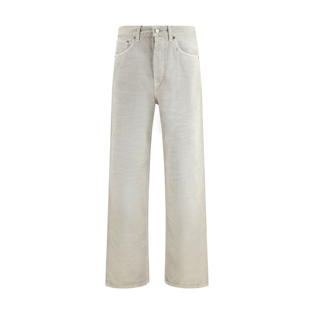Haikure Graue Straight-Leg Jeans aus Baumwolle
