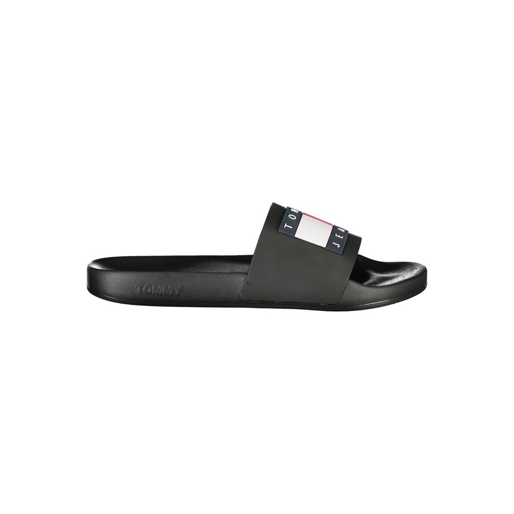 Tommy Hilfiger Schwarze Polyurethan Herren Hausschuhe