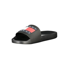 Tommy Hilfiger Schwarze Polyurethan Herren Hausschuhe