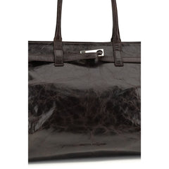 Benedetta Bruzziches Brown Calf Leather Bos Taurus Shoulder Bag