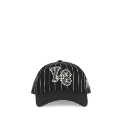 Y-3 Schwarze Polyesterkappe (Baseballmütze)