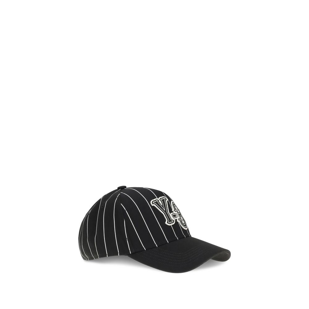 Y-3 Schwarze Polyesterkappe (Baseballmütze)