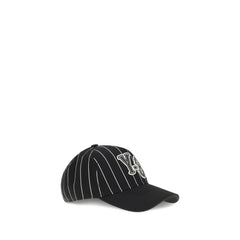 Y-3 Schwarze Polyesterkappe (Baseballmütze)