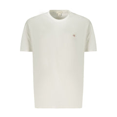 Calvin Klein Wit Katoenen Heren T-Shirt