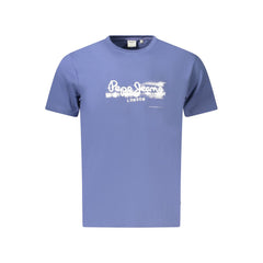 Pepe Jeans „Blue Cotton Men T-Shirt“