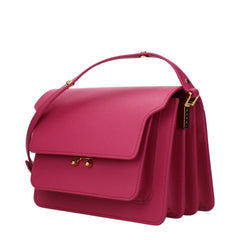 Marni Pink Leather Shoulder Bag