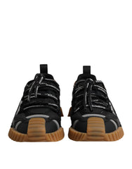 Dolce & Gabbana Schwarze Logo Schnür-Low-Top NS1 Sneaker Schuhe
