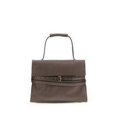 Moschino Handtasche aus braunem Kalbsleder