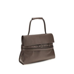 Moschino Handtasche aus braunem Kalbsleder