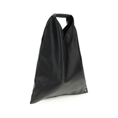 MM6 Zwarte Polyethyleen Handtas