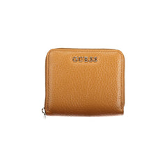 Guess Jeans Marrone Polyurethan Damen Geldbörse