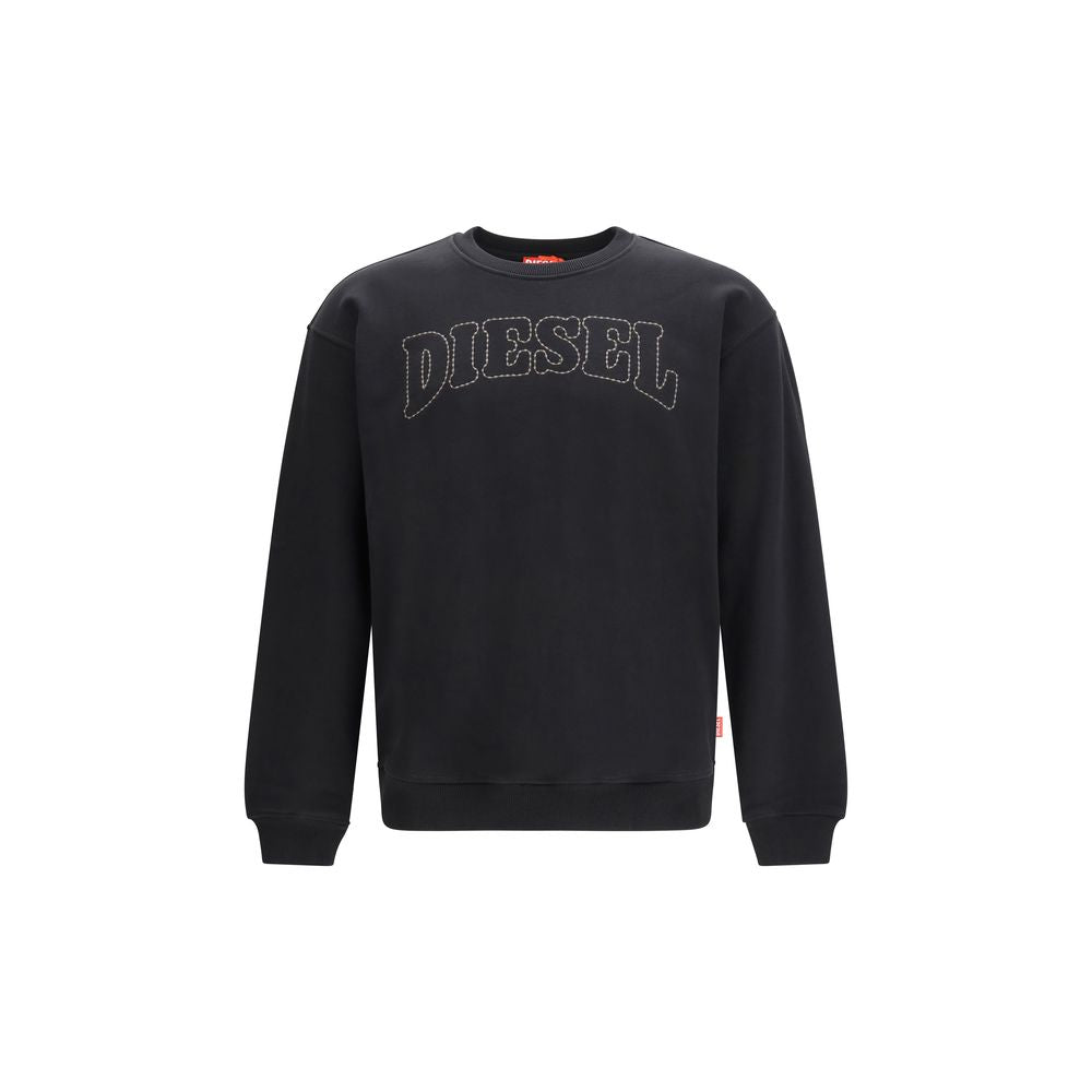 Diesel schwarzes Baumwoll-Sweatshirt