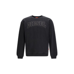 Diesel schwarzes Baumwoll-Sweatshirt