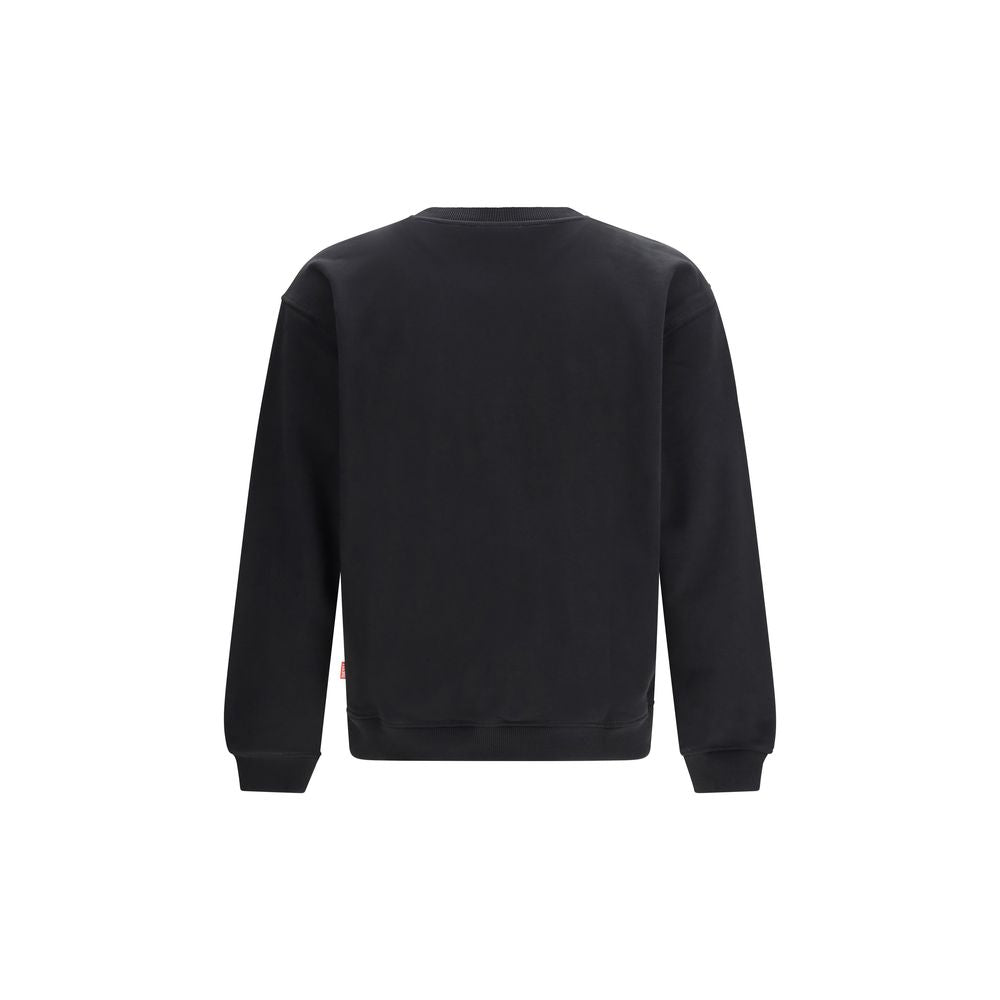 Diesel schwarzes Baumwoll-Sweatshirt