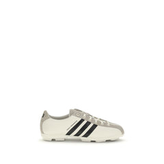 Y-3 White Calf Leather Bos Taurus Athletic Sneakers