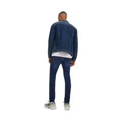 Jack Jones Blauwe Katoenen Skinny Jeans