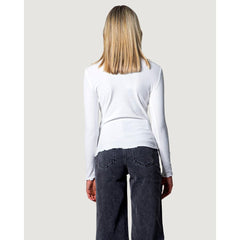 Alleen witte polyester coltrui