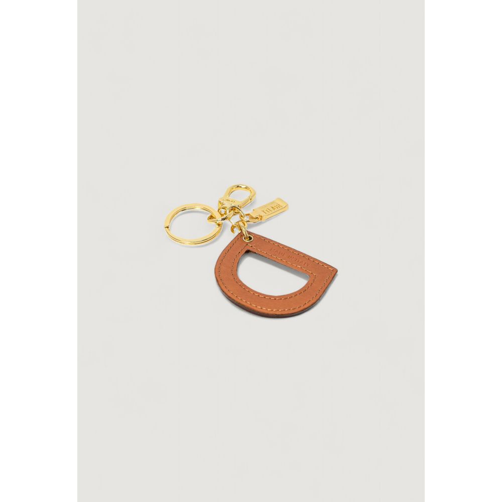 Alviero Martini Prima Classe Beige Leren Sleutelhanger
