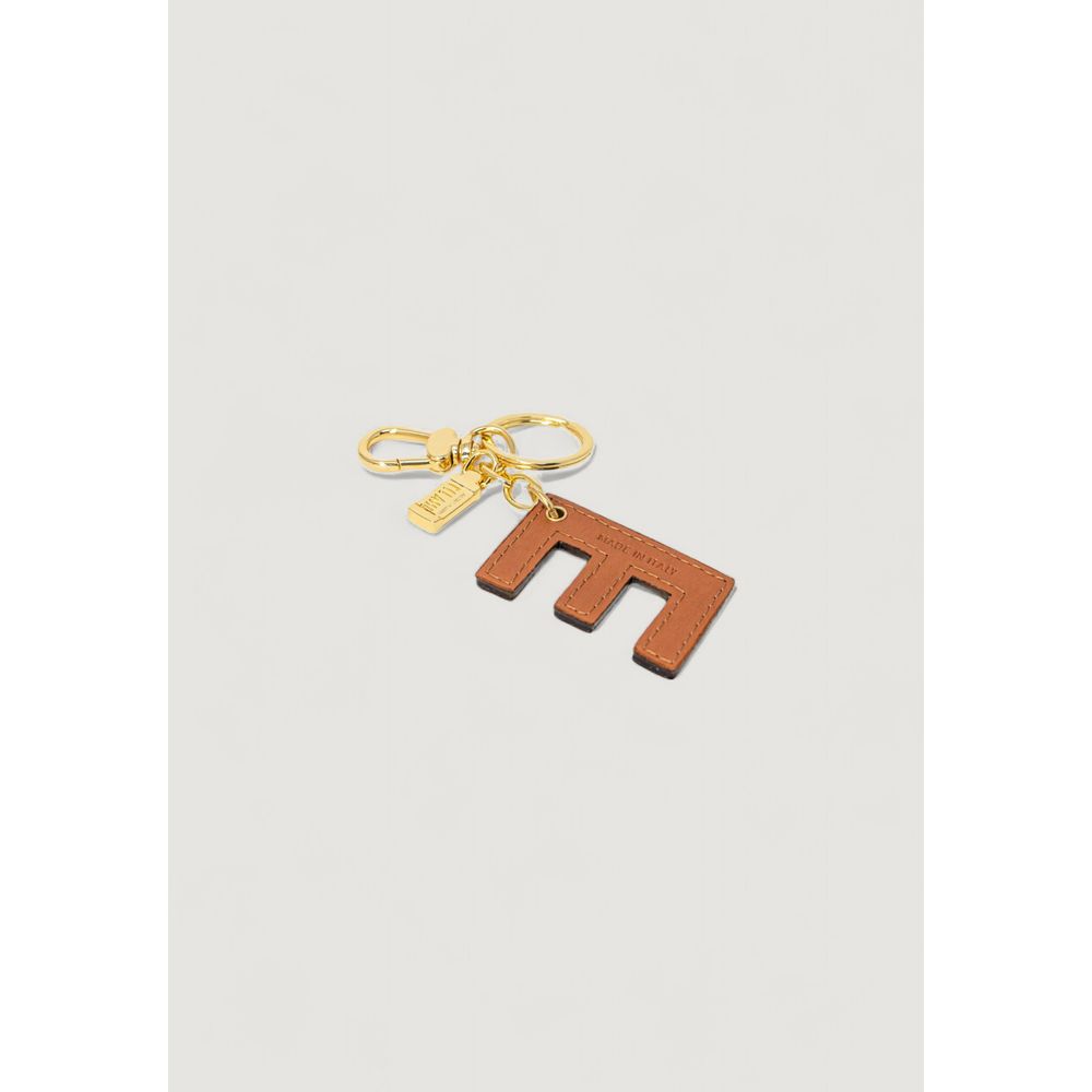 Alviero Martini Prima Classe Beige Leren Sleutelhanger