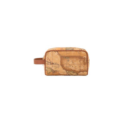 Alviero Martini Prima Classe Beige Clutch aus Baumwolle