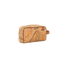 Alviero Martini Prima Classe Beige Clutch aus Baumwolle