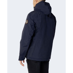 Napapijri Blauwe Polyester Shell Jas