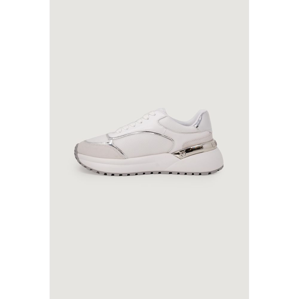 PINKO Weiße Low-Top-Sneakers aus Leder