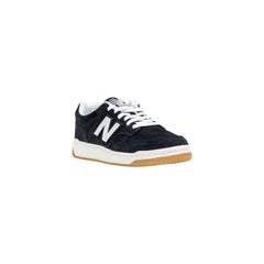 New Balance Zwart-Witte Leren Atletische Sneakers