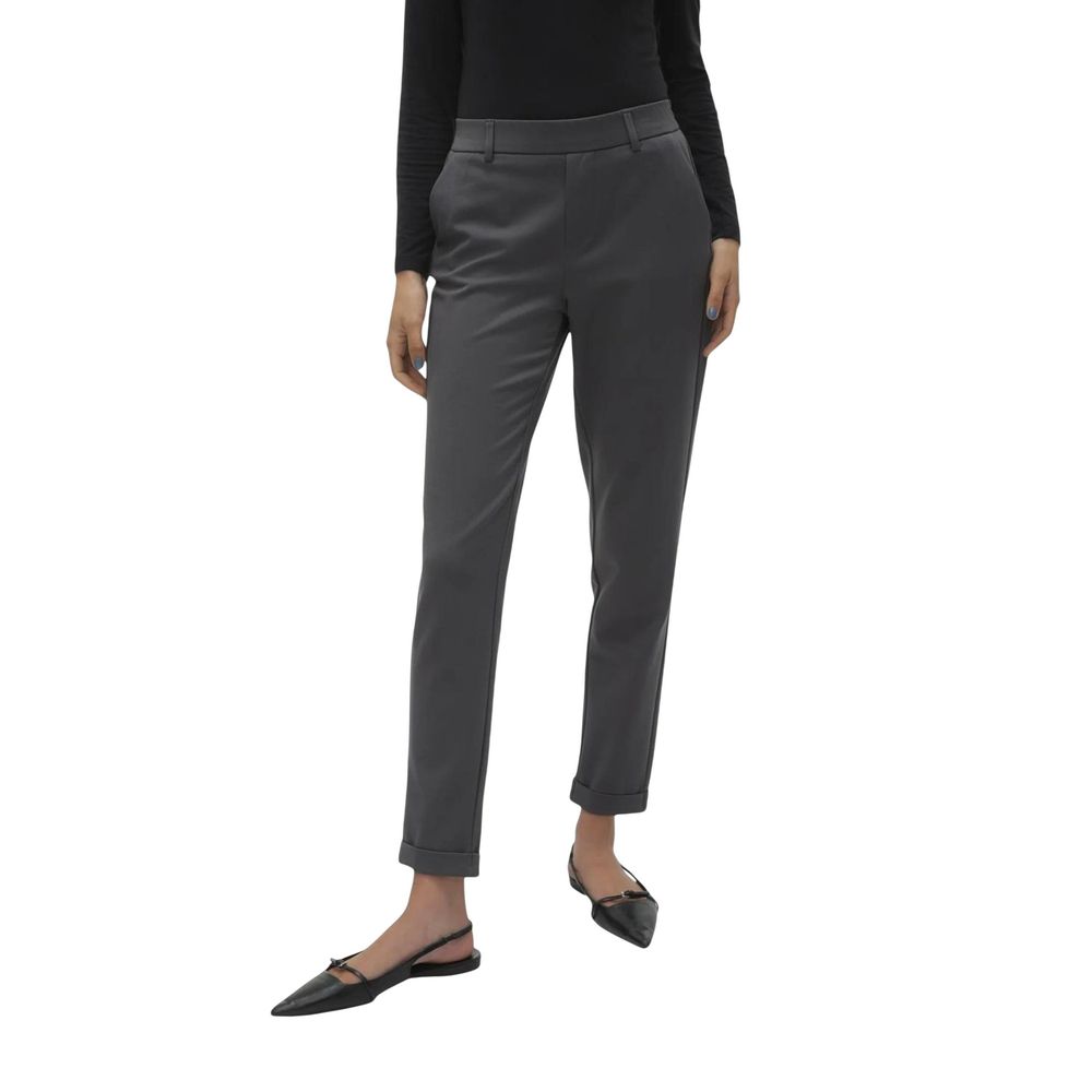Vero Moda Grijze Polyester Casual Broek