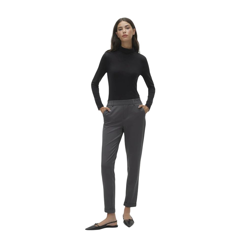 Vero Moda Grijze Polyester Casual Broek