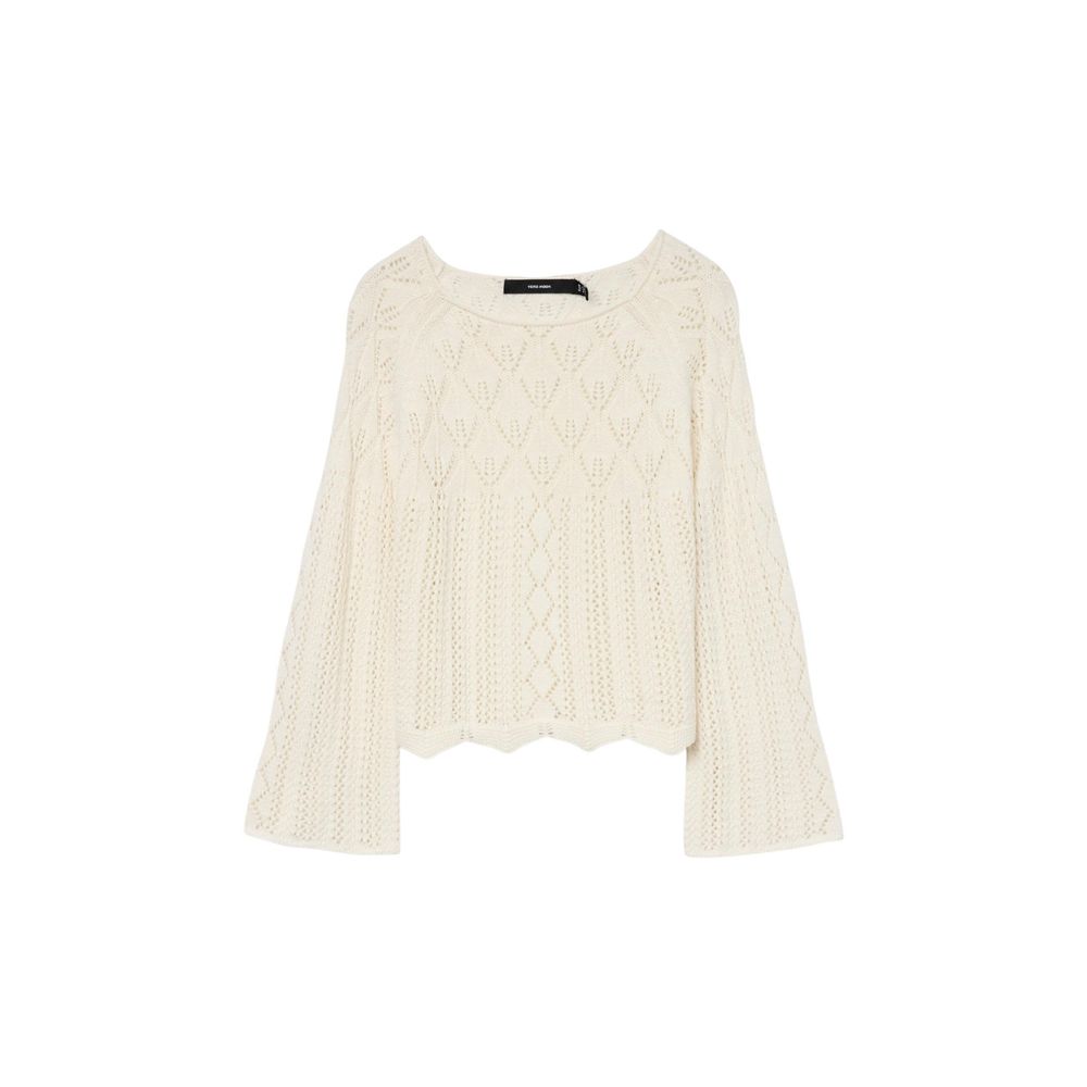 Vero Moda Beiges Baumwoll-Sweatshirt